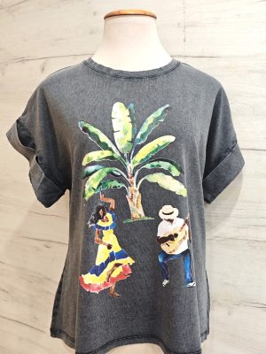 camiseta tropical