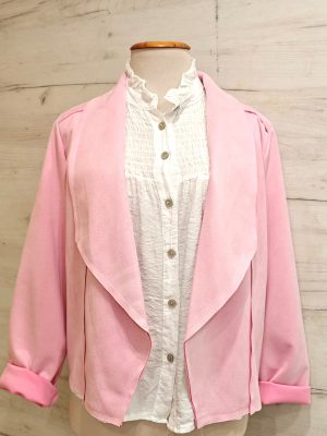 blazer classic rosa