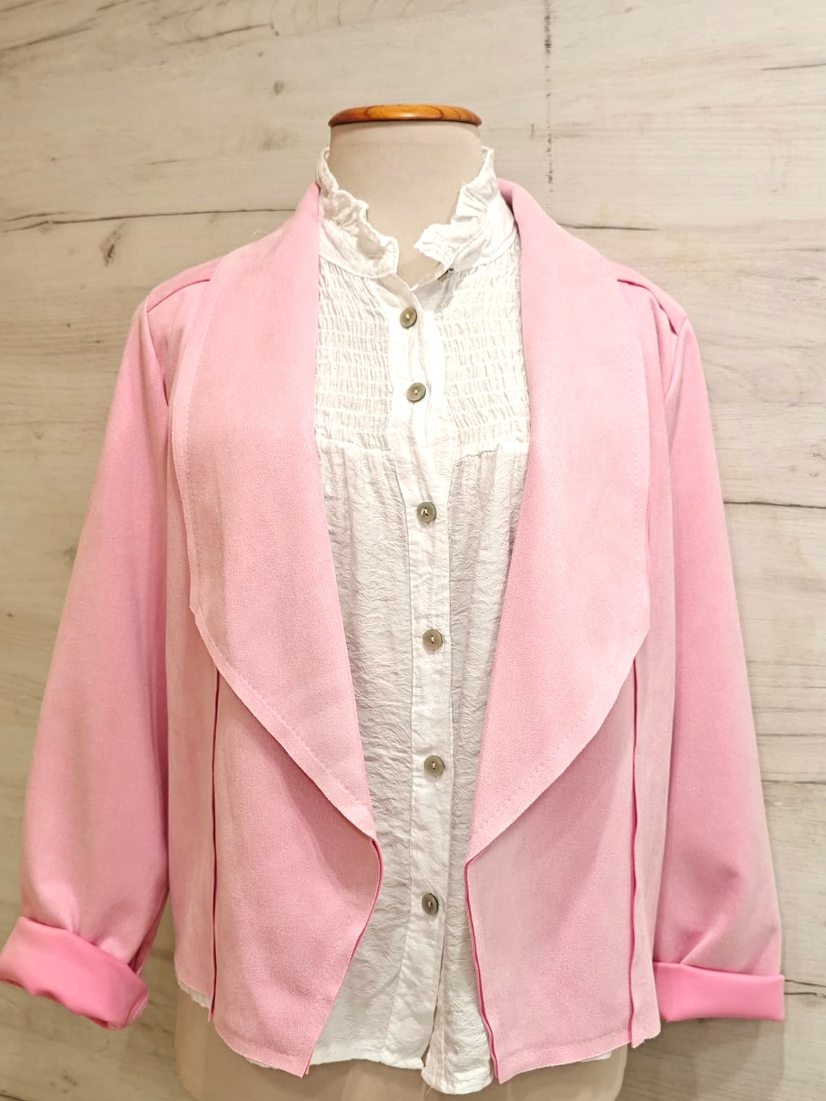 blazer classic rosa