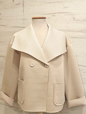 chaqueta nautic line beige