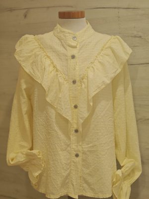 Blusa Volante Romantic Amarilla