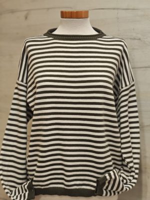 Jersey Rayas Verde Caza