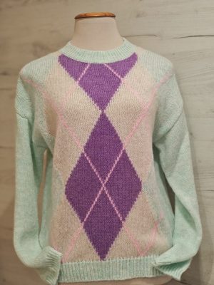 Jersey Rombos Turquesa