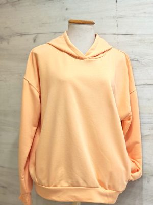 sudadera sprint capucha naranja