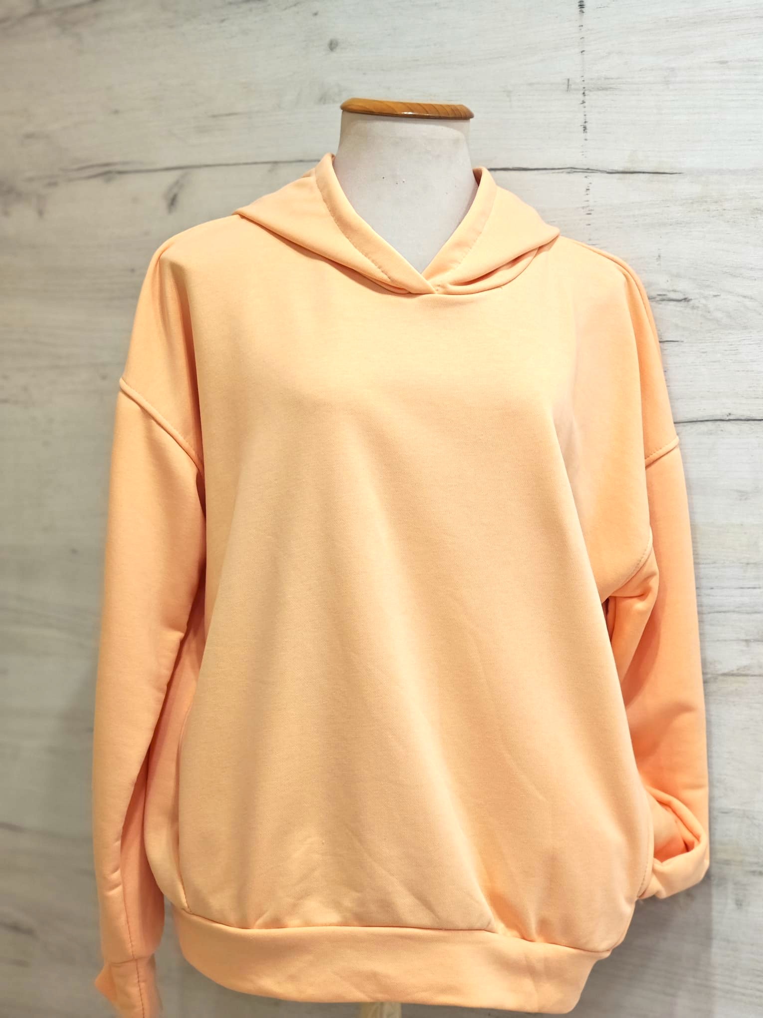 sudadera sprint capucha naranja