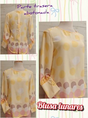 blusa amarilla lunares