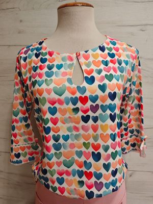 blusa cuores colores