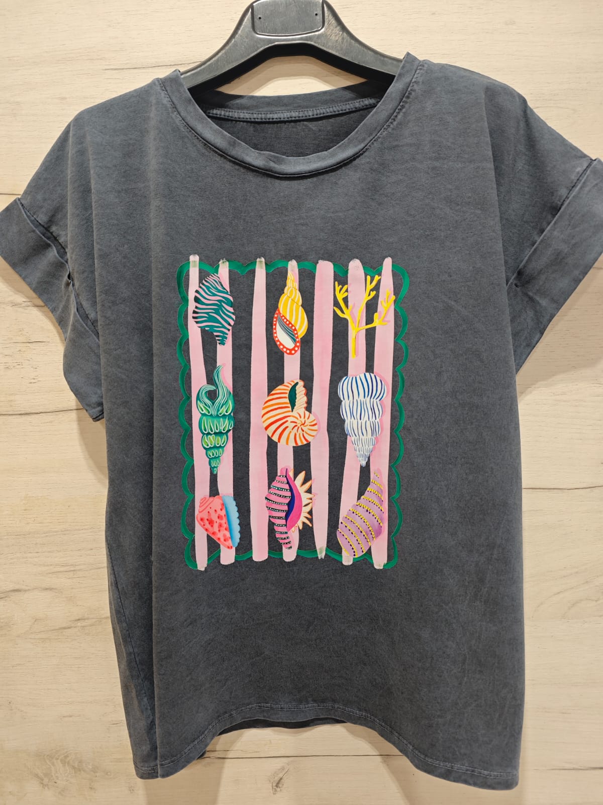 camiseta caracolas real