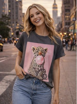 camiseta tigre y chicle