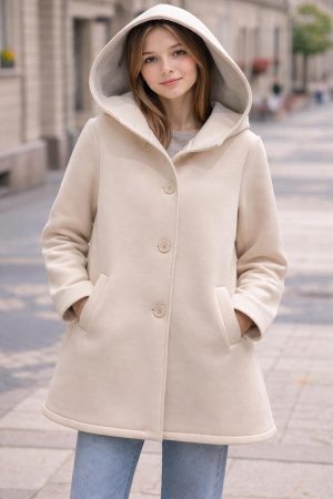 chaqueta larga neopreno capucha