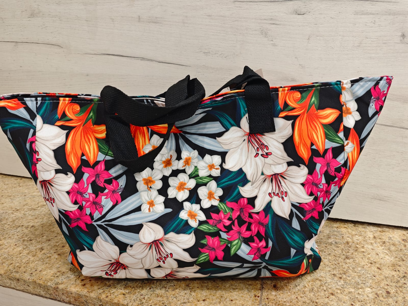 bolsa de playa negro - Imagen 2