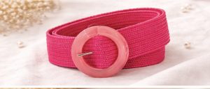 cinturón elástico fuxia