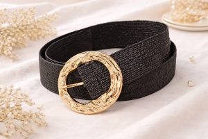 cinturón elástico negro