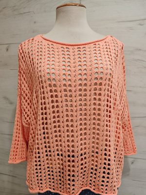 Jersey melocoton calado