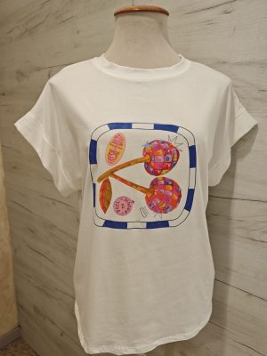 camiseta cerezas