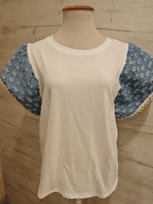 camiseta mangas vaqueras