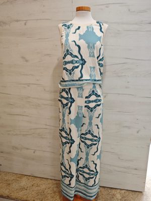 conjunto lino azul