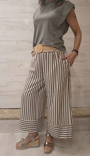 pantalon rayas verde